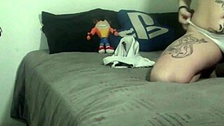 A Blonde Lady Experiences Pure Joy While Hanging Out With Her Best Friend During A Casual Outing