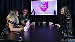 Compilados da Jujube Del�cia no Bora Cast com Bruna Carlos - Parte 2 Watch on Sheer Red