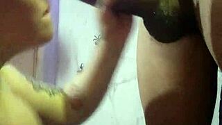 Halloween Elf Loves Deepthroating Black Dick