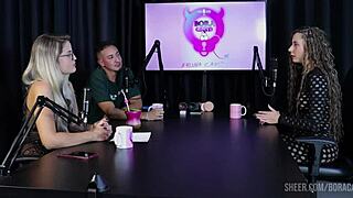 Compilados da Jujube Del�cia no Bora Cast com Bruna Carlos - Parte 2 Watch on Sheer Red