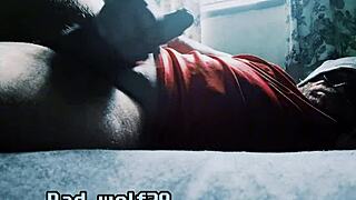 bad wolf28 strokes his cock in this homemade solo