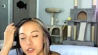 in the pool with bikini fun