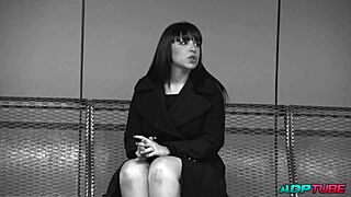 lesbian fist fucking with double dildo penetration leaves them wet