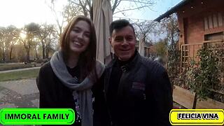 Felicia Vinas GETS CREAMY CAKE in bedroom.