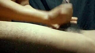 Did you see this sister giving a handjob until he cums?