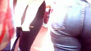 Jeans-Clad Milf With Big Ass On Street