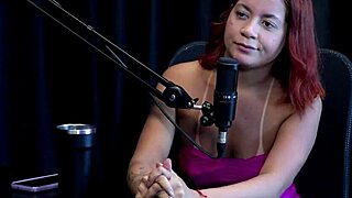 Does the redhead show her ass after husband suggests swinging?