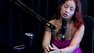 Does the redhead show her ass after husband suggests swinging?