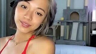 in the pool with bikini fun