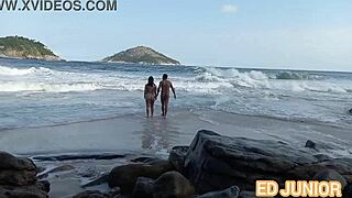 Fodi Uma Gostosa no Pelo Nanpraia de Nudismo Completo no Red