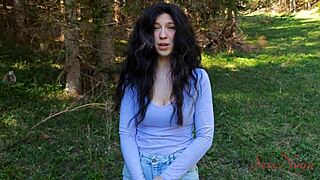 Lost Influencer Sucks Hard Dick in Woods