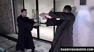 Chloe Temple's Sword Fight Turns Intense