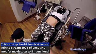 Dr. Tampa's Bold Remote Interrogation: Jasmine Rose's Intense Nurse Session with Toys