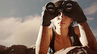 lara croft captured by enemy