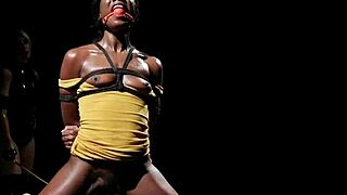 huge booty milf bangs ebony slave in intense anal action!