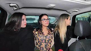lucky uber driver fucks three latinas in the ass for free ride