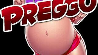 Fingrer gravid rumpe og fitte i badekaret med russisk 18+ vibe 😏