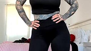 Milf Sheer Leggings Close-Up