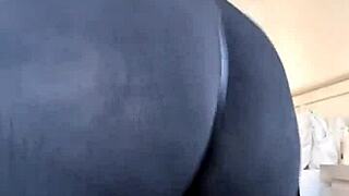 Milf Sheer Leggings Close-Up