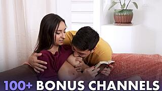 Forbidden Step-Sibling Orgy Kenzie and Lilys Wild Ride on Joshuas Hard Cock