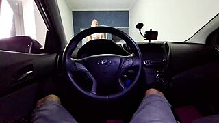 i riskily masturbate watching college students in parking lot