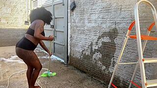 went to borrow ladder from neighbor but got unexpected response