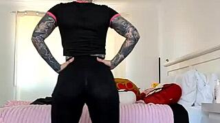 Milf Sheer Leggings Close-Up