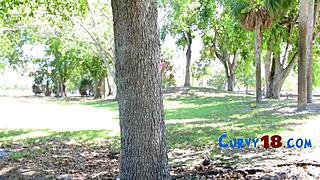 DORA THE CURVY TEEN 18+ EXPLORER GETS OILED AND RIDING MONSTER COCK