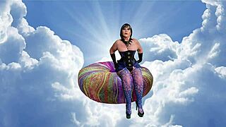 Sky Gilf Carmen's Heavenly Granny Angels Lickin And Dickin Double Cum