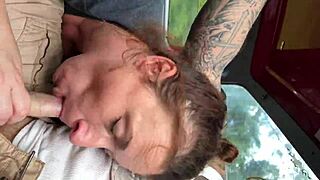 THE SLUT SUCKING DICK in this amateur blowjob video