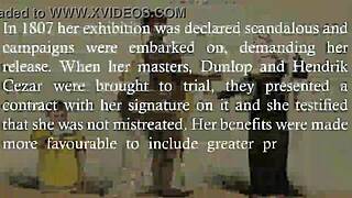 the history of Saartjie Baartman's notable physique