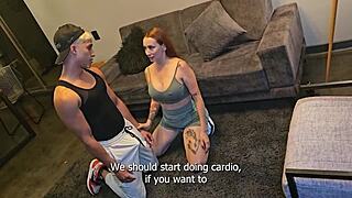 Trainer Milan fucks me hard and cums on my face