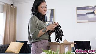 'strap on sex with my lady boss Helena Locke' Avery Black