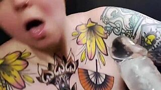 Sophia celeste extra sloppy blowjob