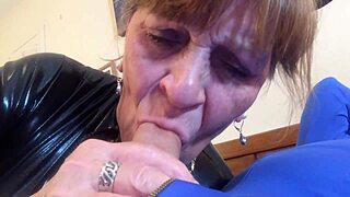 catgranny sucks superman's cock