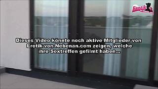 Spanner watches girlfriend in private anal sex with German couple.