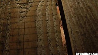 Voyeur watches lesbian slave finger herself to hard orgasm.