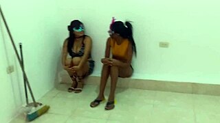 overwhelming feelings when lazy rebel employee chats with coworker then boss's stepson joins for intense sex at work