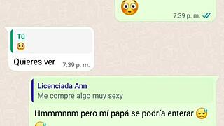 My Stepmother Gets Intensely Hot Through Chat Messages!