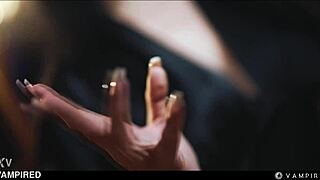 Cute blonde girl submits to intense lesbian domination