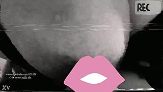 Blindfolded old man in pov can't resist sucking.