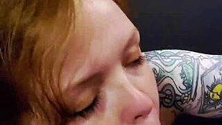 Sophia celeste extra sloppy blowjob