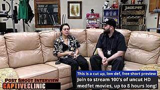 Two male police strip search crooked cop mara luv.