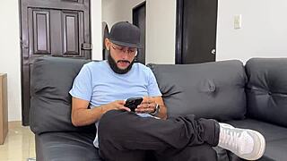 My Stepbrothers Best Friend Comes Over When Hes Not Home And We Fuck And Creampie In My Parents Living Room Daniela Andrea