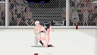 Princess of the Ring 2: Natasha vs Sayuri wrestling match
