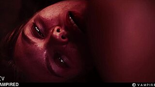 Cute blonde girl submits to intense lesbian domination