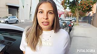 Putalocura: Teen Spanish Girl Zivanka with Huge Ass Caught on Street by Torbe