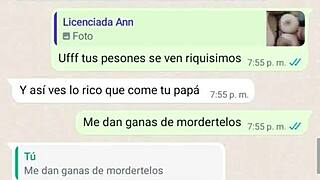 My Stepmother Gets Intensely Hot Through Chat Messages!