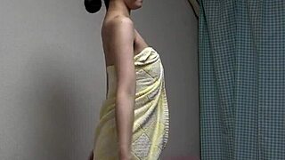 Akane Iruma Takes Off Her Leotard And Takes A Shower