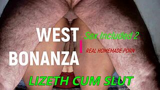 Lizeth gags on a huge mouthful of cum before swallowing it all down in this quick homemade session.